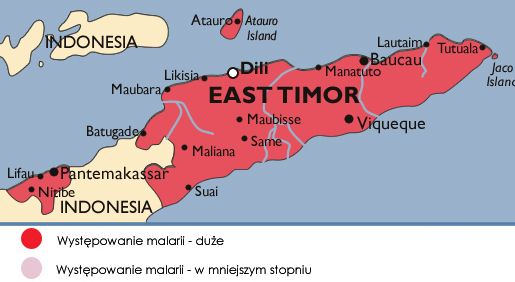 Timor Wschodni malaria